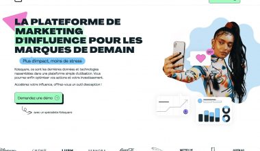 Site web Kolsquare, marketing d'influence.