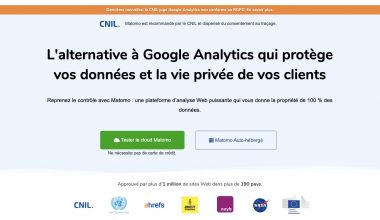 Page Web Matomo, alternative à Google Analytics