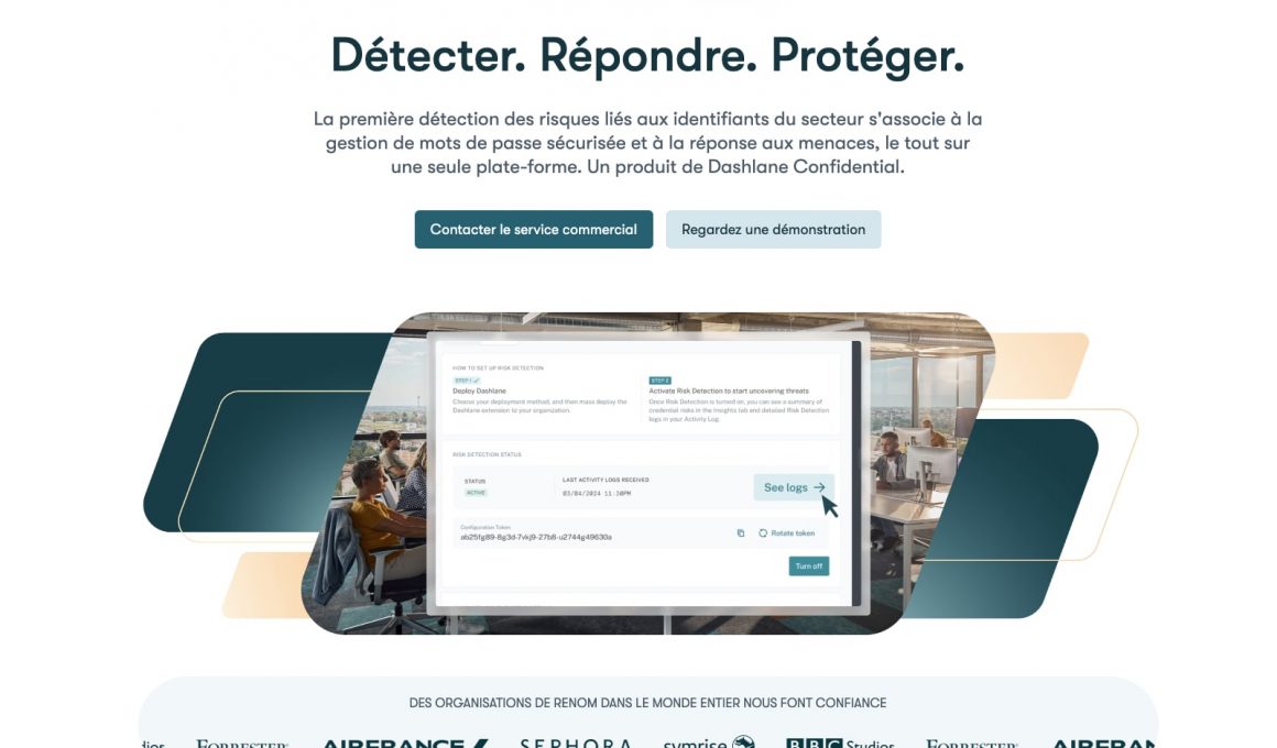 Plateforme sécurisée pour gestion des mots de passe.