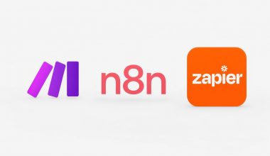 Logos Make, n8n et Zapier alignés