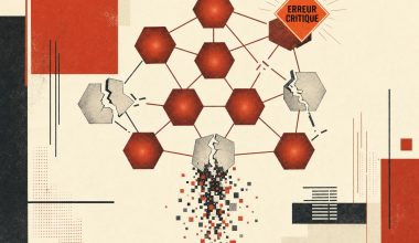 Schéma réseau hexagonal avec erreur critique