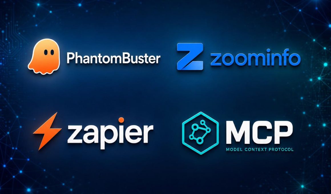 Logos PhantomBuster, ZoomInfo, Zapier et MCP
