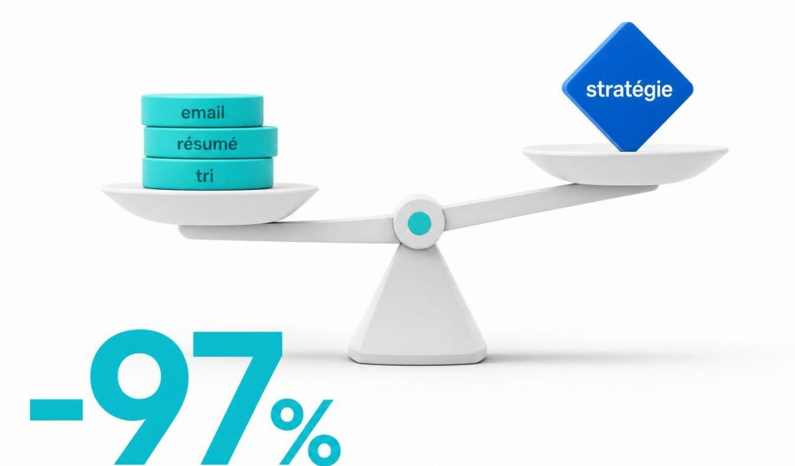 Balance inclinée vers stratégie, moins 97%