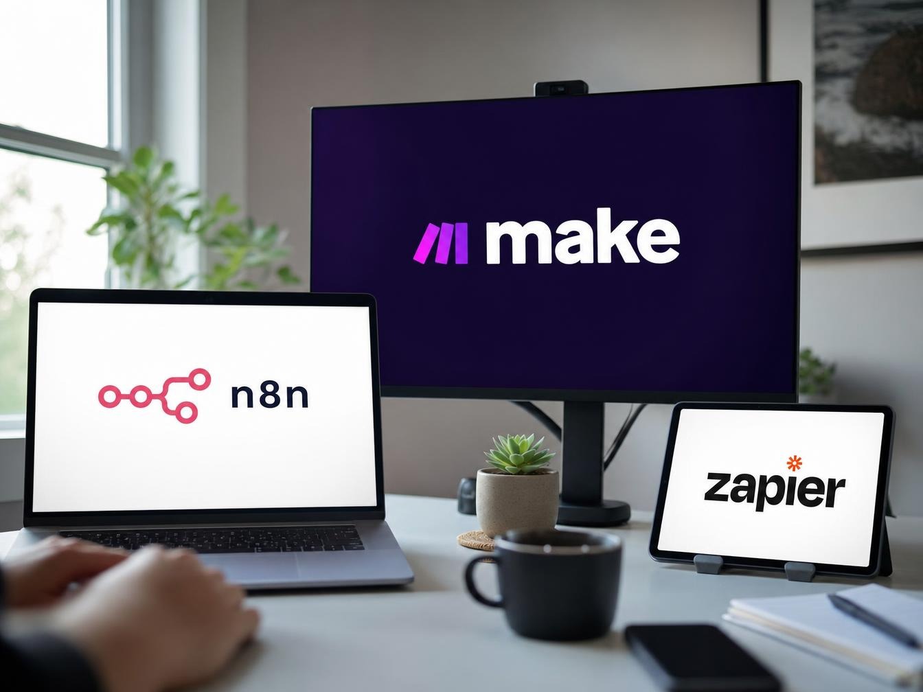Choisir la brique d'automation : n8n, Make ou Zapier